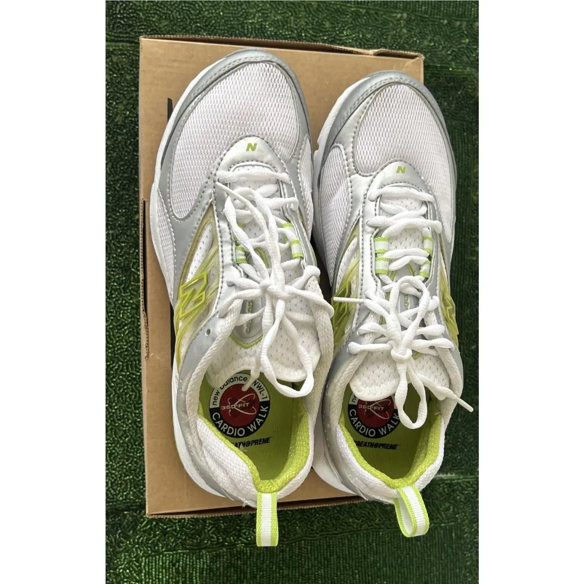 New Balance shoes - New Balance 742 - WW742WL - Lime Green / White 3