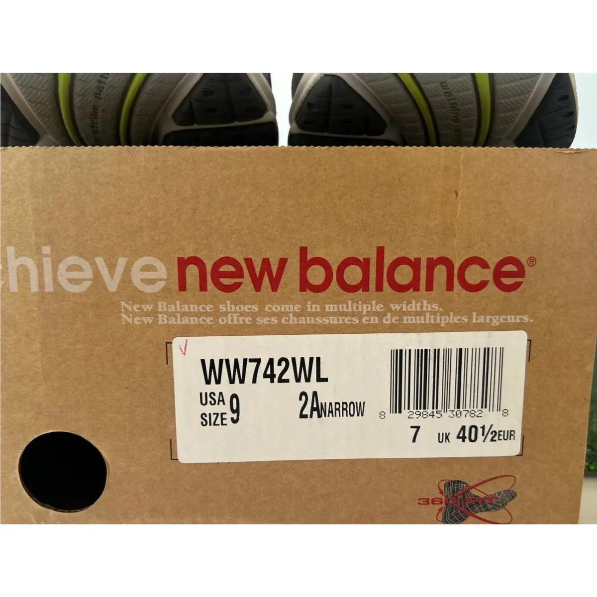New Balance shoes - New Balance 742 - WW742WL - Lime Green / White 4