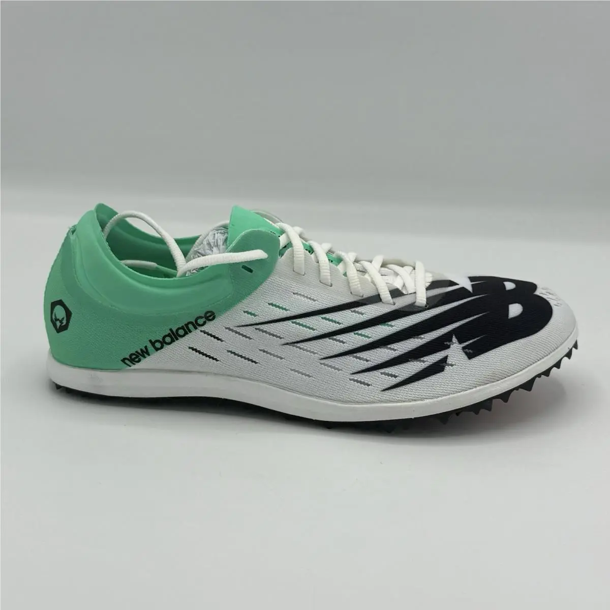 New Balance WLD5KWG6 Women’s Track Spike White/neon Emerald Size 6