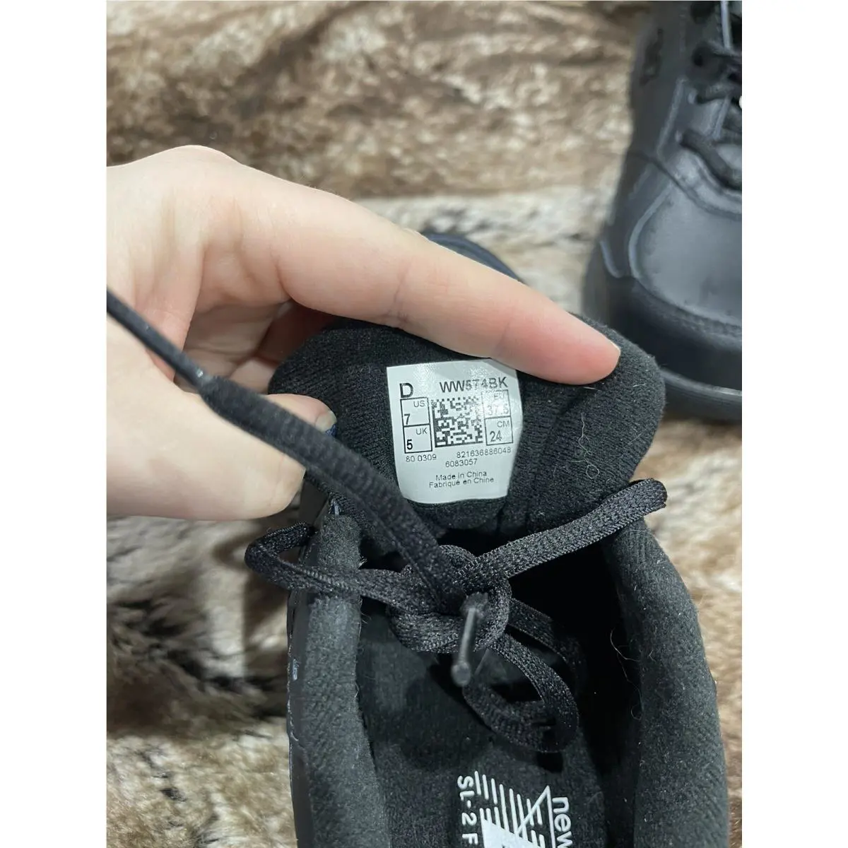 New Balance shoes - New Balance 574 - WW574BK - Black 5
