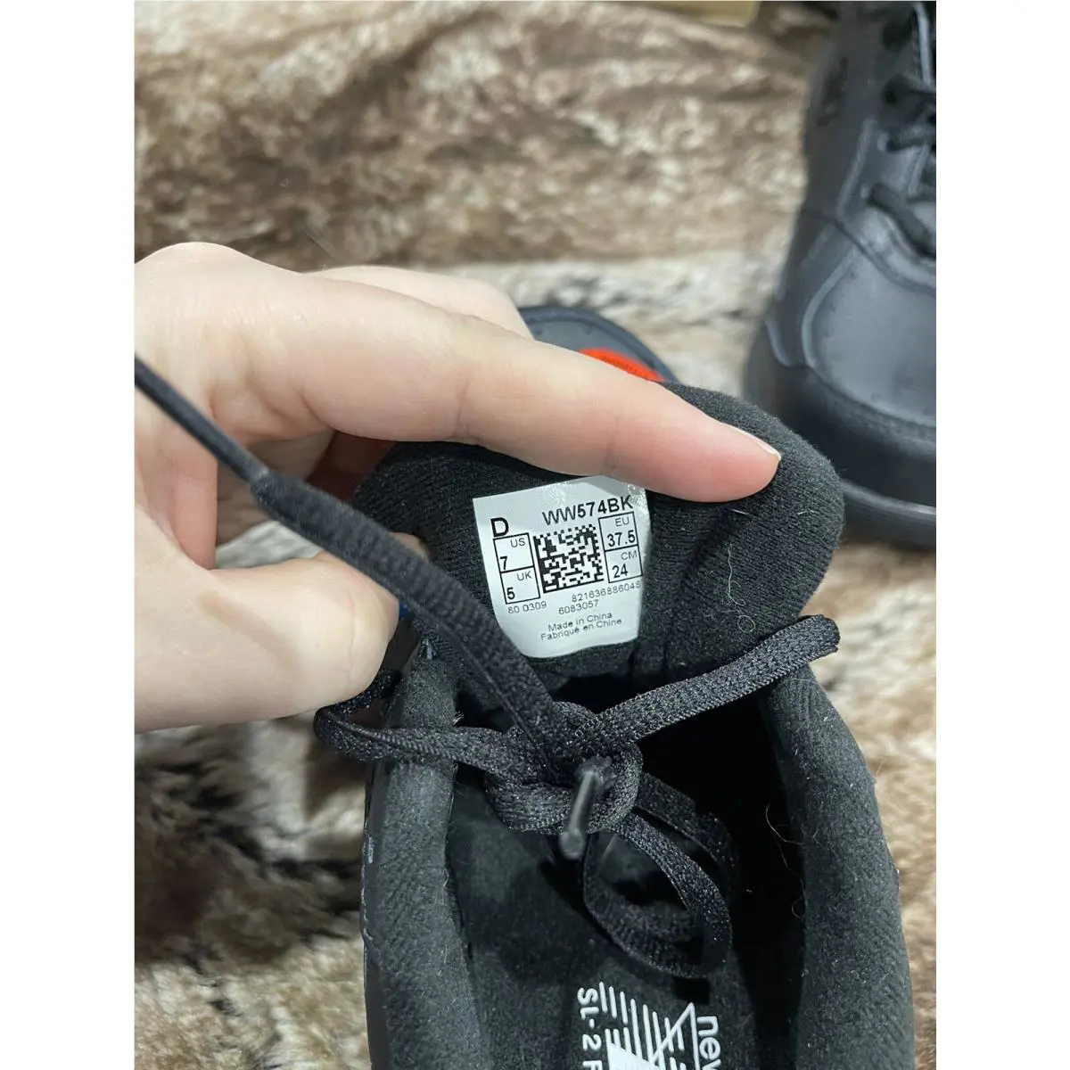 New Balance shoes - New Balance 574 - WW574BK - Black 6