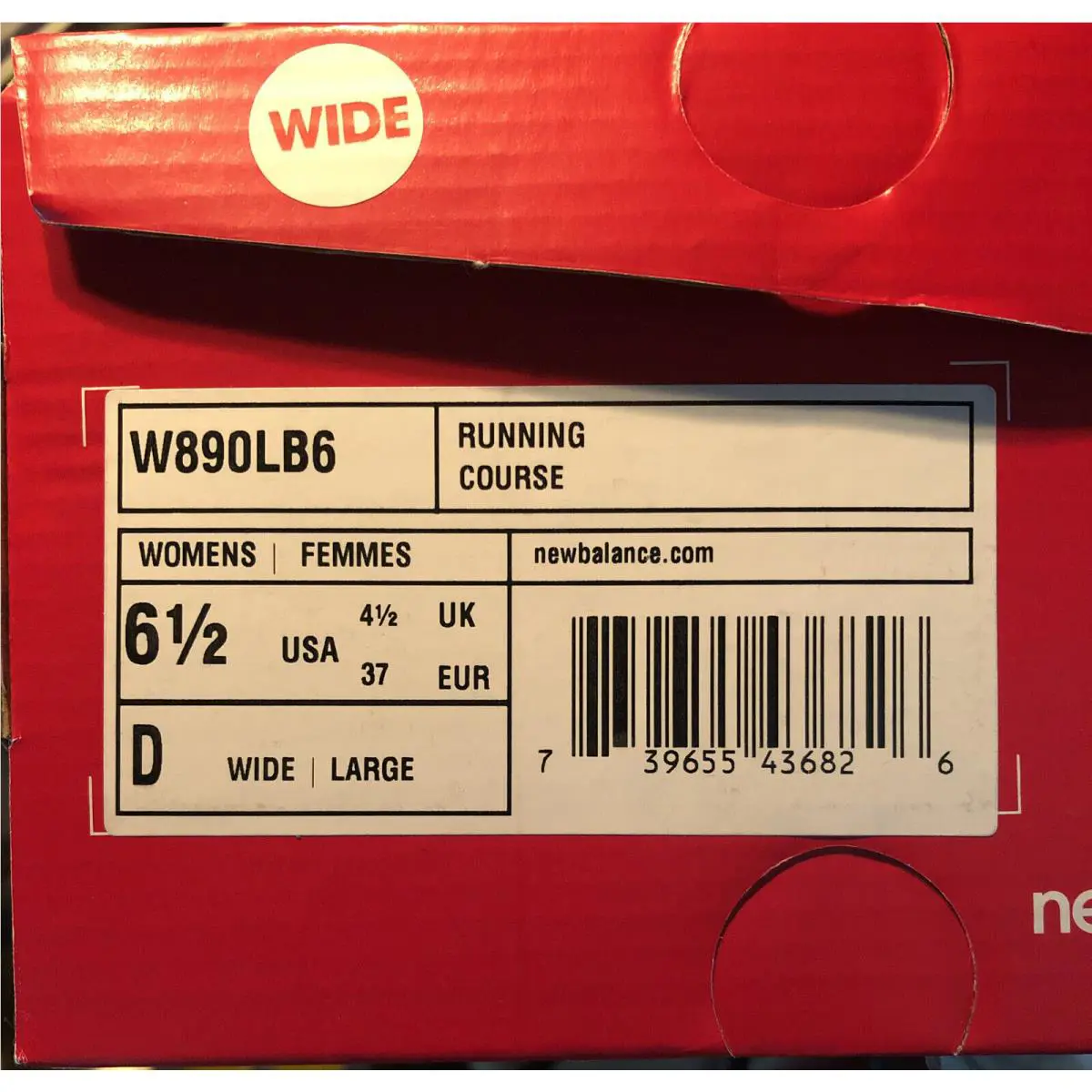 New Balance shoes - 890V6 - W890LB6 - Blue (UPC: 739655436680) 8