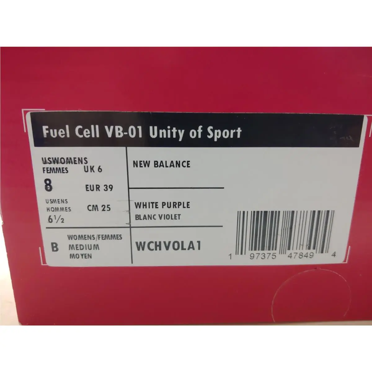 New Balance shoes - New Balance Fuel Cell VB-01 - White (UPC: 197375478494) 0