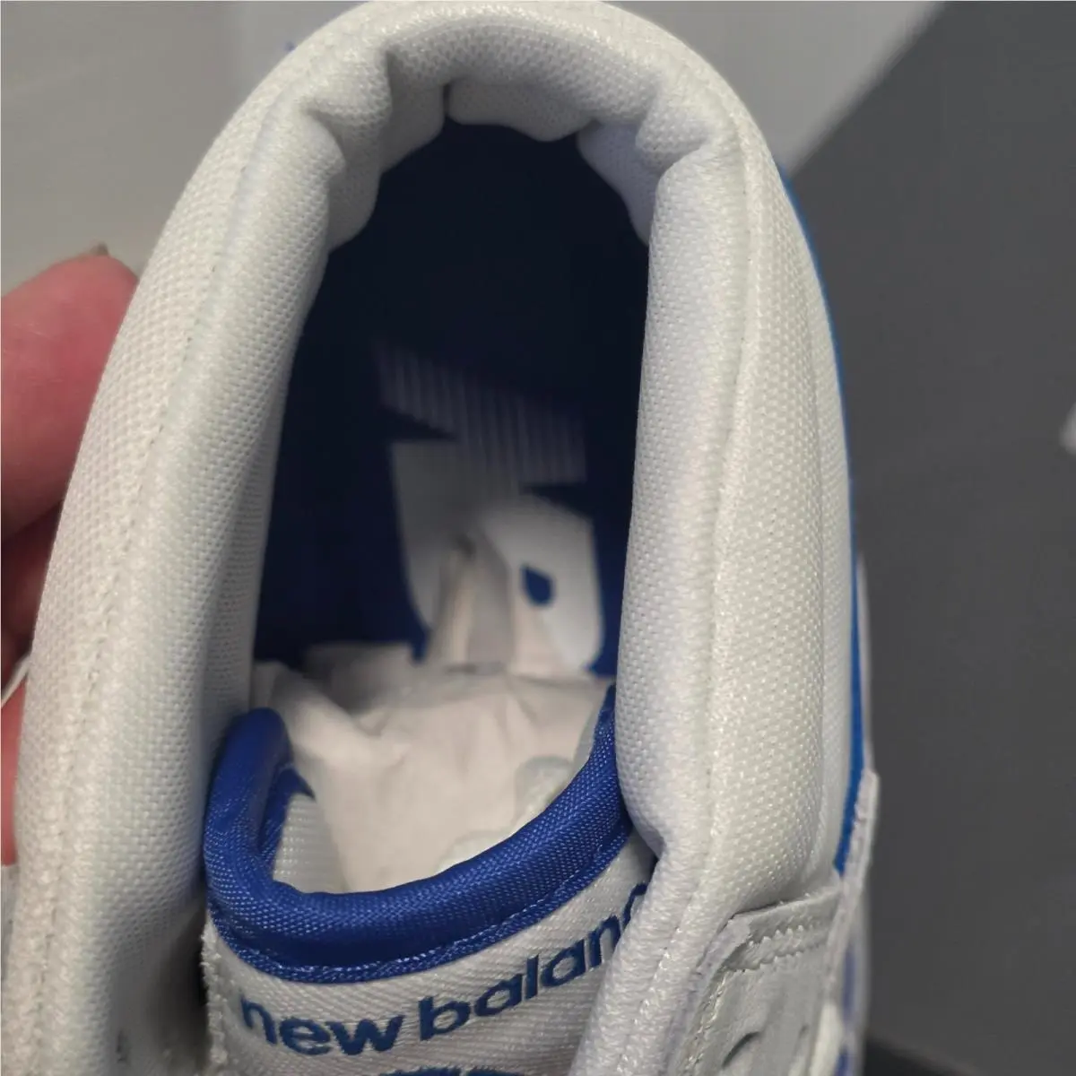 New Balance shoes - New Balance 650 - BB650RWI - White/Marine Blue (UPC: 196652921128) 5