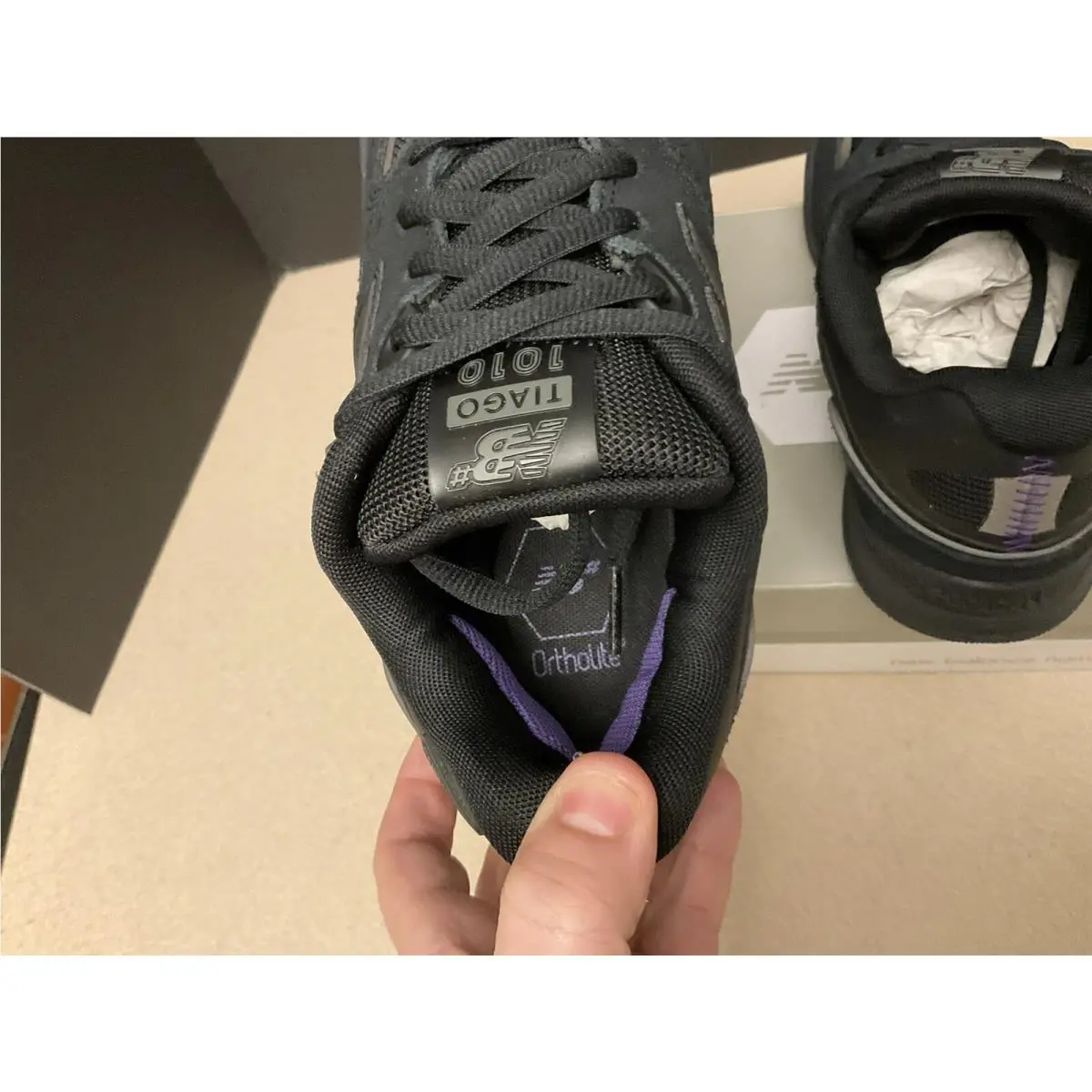 New Balance shoes - New Balance Numeric Tiago Lemos 1010 - NM1010AB - Black/Purple 10