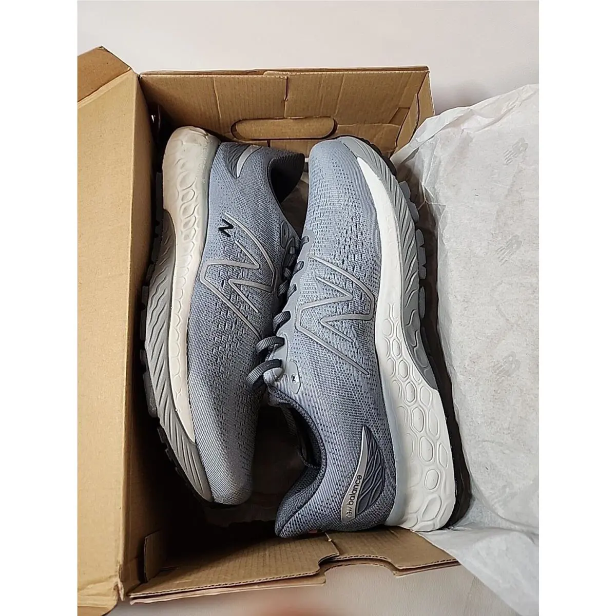 New Balance shoes - New Balance Fresh Foam - Fresh Foam - M880P12 - Grey/White (UPC: 196307593069) 3