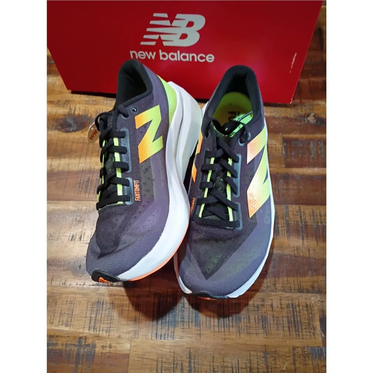New Balance shoes - New Balance FuelCell Rebel - FuelCell Rebel - WFCXCG4 - black yellow orange 2
