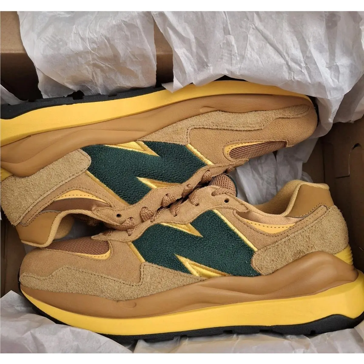 New Balance shoes - New Balance 57/40 - M5740WT1 - wheat/ green 20