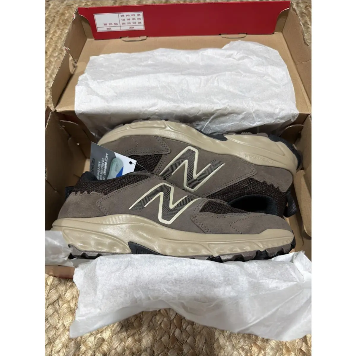 New Balance Fresh Foam T510v6 H2O Water Resist Woman’s 7.5 Trail Running Brown