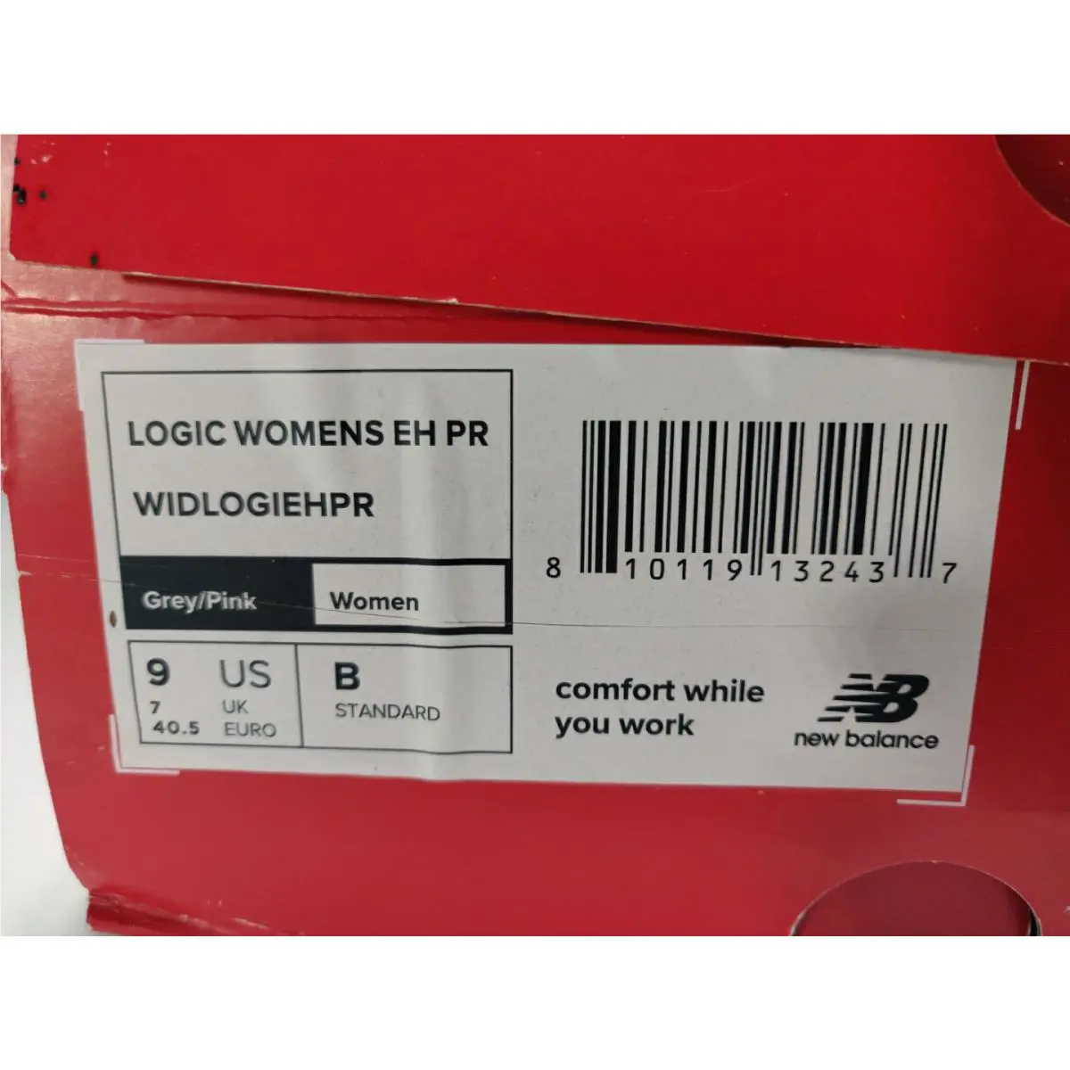 New Balance shoes - New Balance Logic WIDLOGIGR - Logic WIDLOGIGR - WIDLOGIGR - Gray Pink (UPC: 810119132437) 1