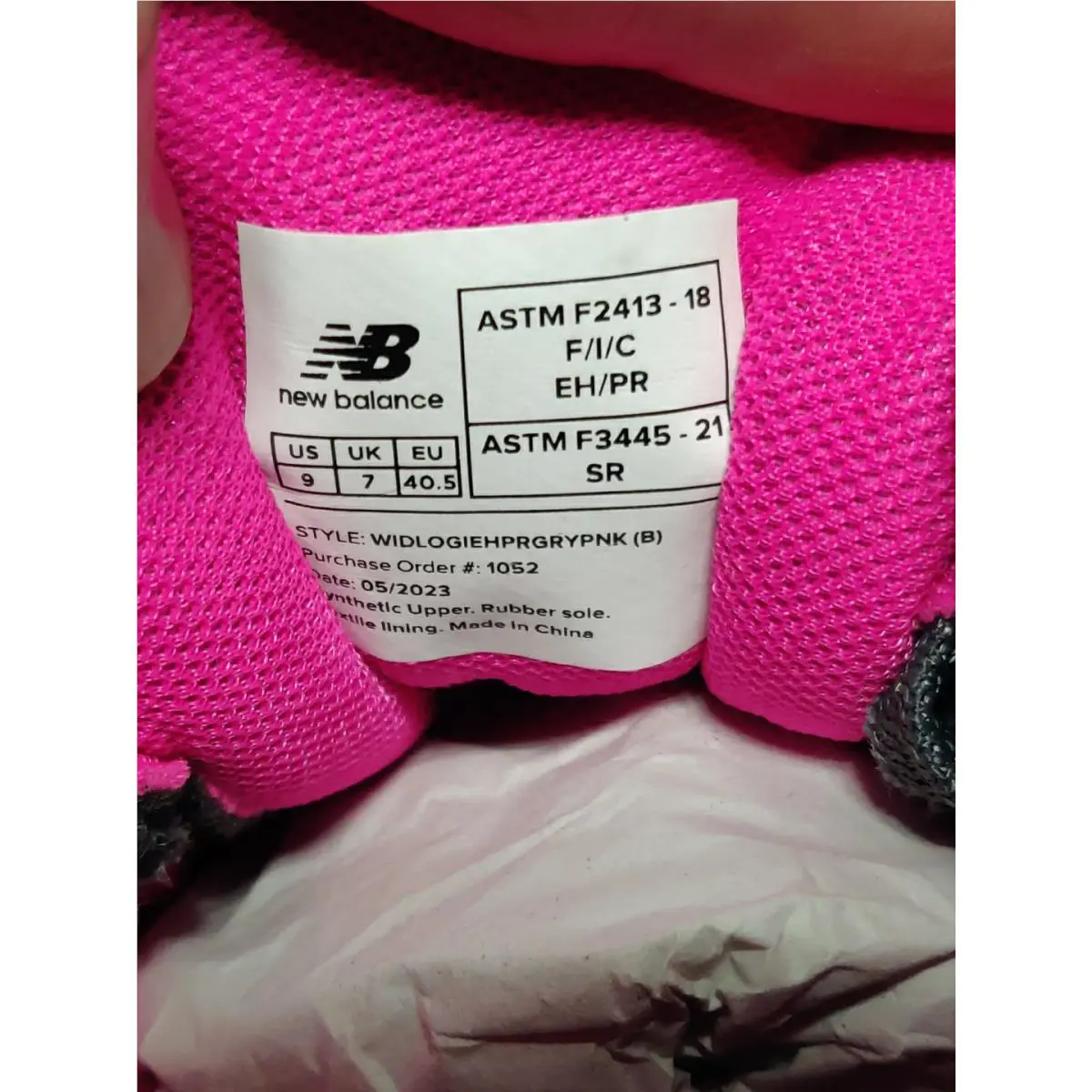 New Balance shoes - New Balance Logic WIDLOGIGR - Logic WIDLOGIGR - WIDLOGIGR - Gray Pink (UPC: 810119132437) 6