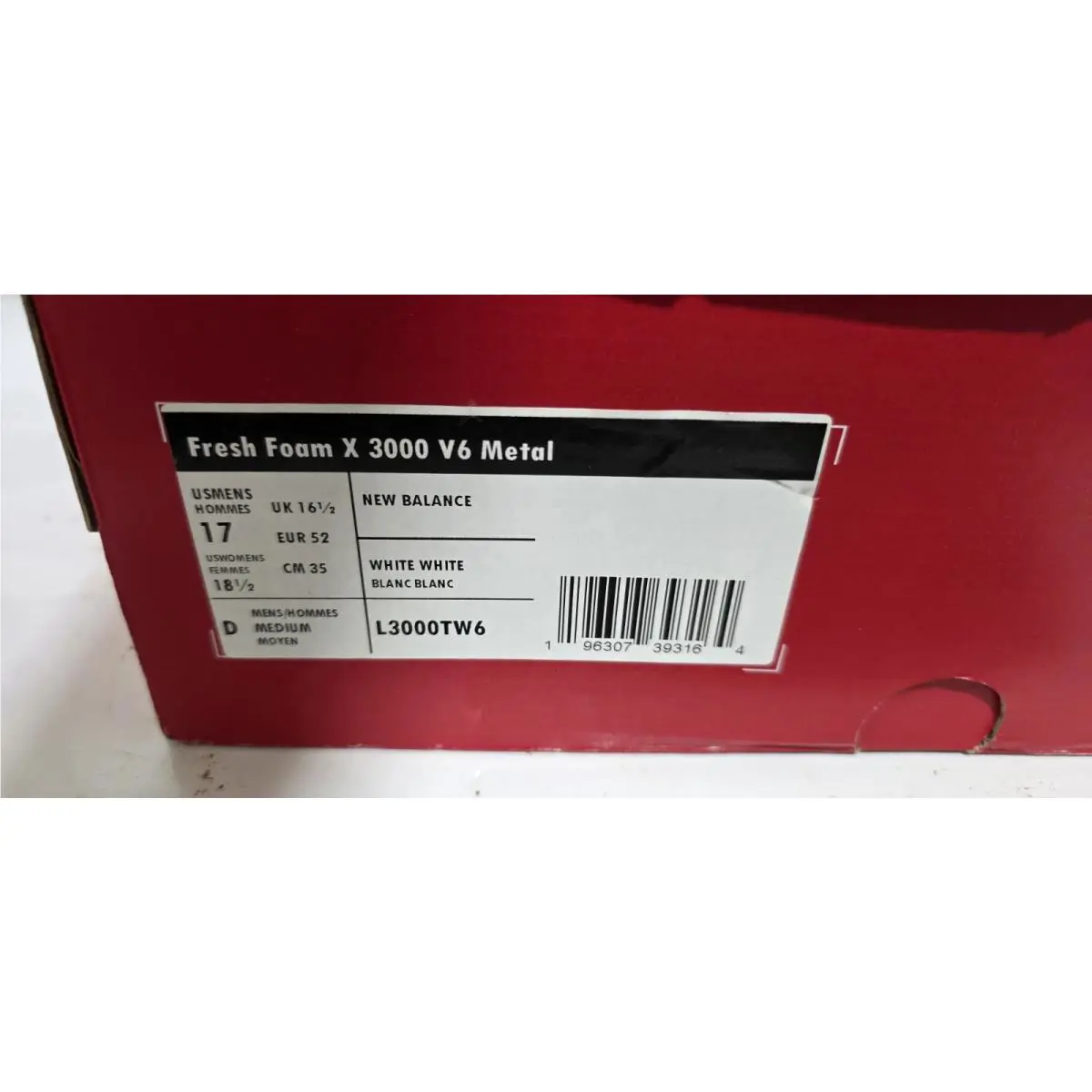 New Balance shoes - New Balance 3000 - L3000TW6 - White, Manufacturer: White 8
