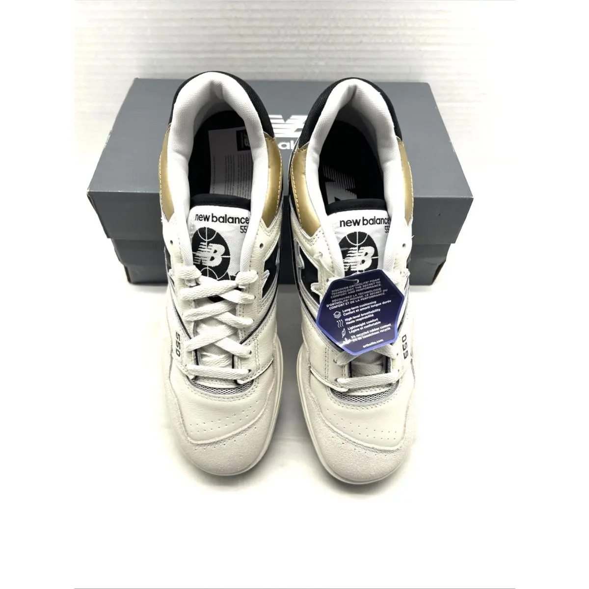 New Balance shoes - New Balance 550 - BB550FF1 - White Black Gold 1