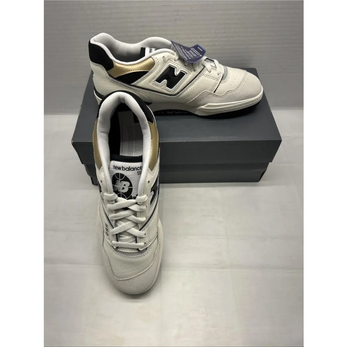 New Balance shoes - New Balance 550 - BB550FF1 - White Black Gold 0