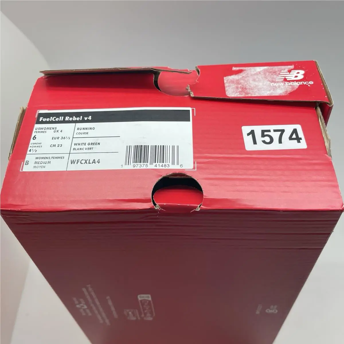New Balance shoes - New Balance FuelCell Rebel - FuelCell Rebel - wfcxla4 - white - bleached lime 4