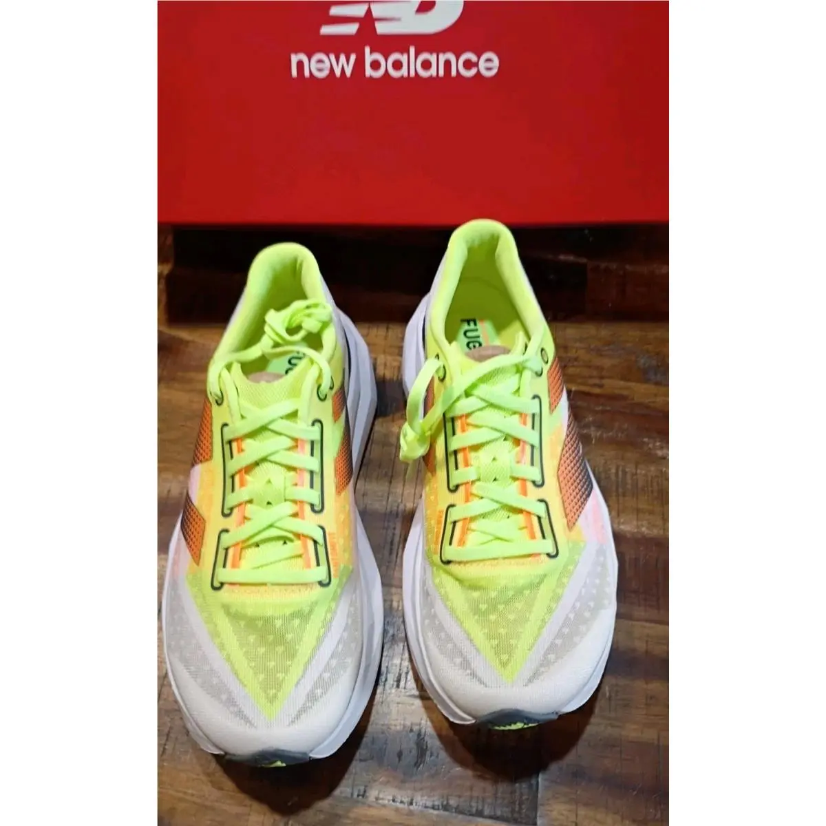 New Balance shoes - New Balance FuelCell Rebel - FuelCell Rebel - wfcxla4 - white - bleached lime 1
