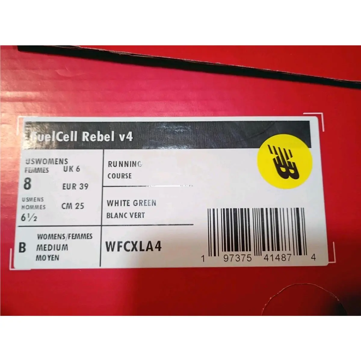 New Balance shoes - New Balance FuelCell Rebel - FuelCell Rebel - wfcxla4 - white - bleached lime 7