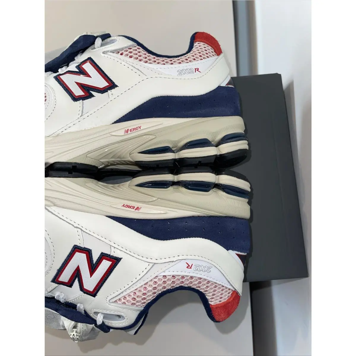 New Balance shoes - New Balance 2002R - M2002RVE - Red/ White/ Blue, Manufacturer: red/ white/ blue 12