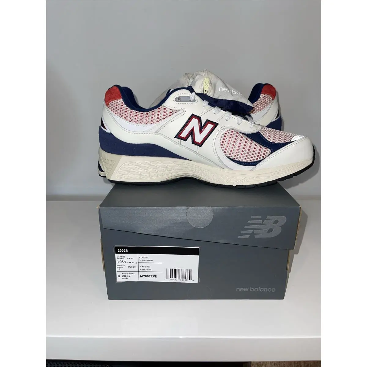 New Balance shoes - New Balance 2002R - M2002RVE - Red/ White/ Blue, Manufacturer: red/ white/ blue 5