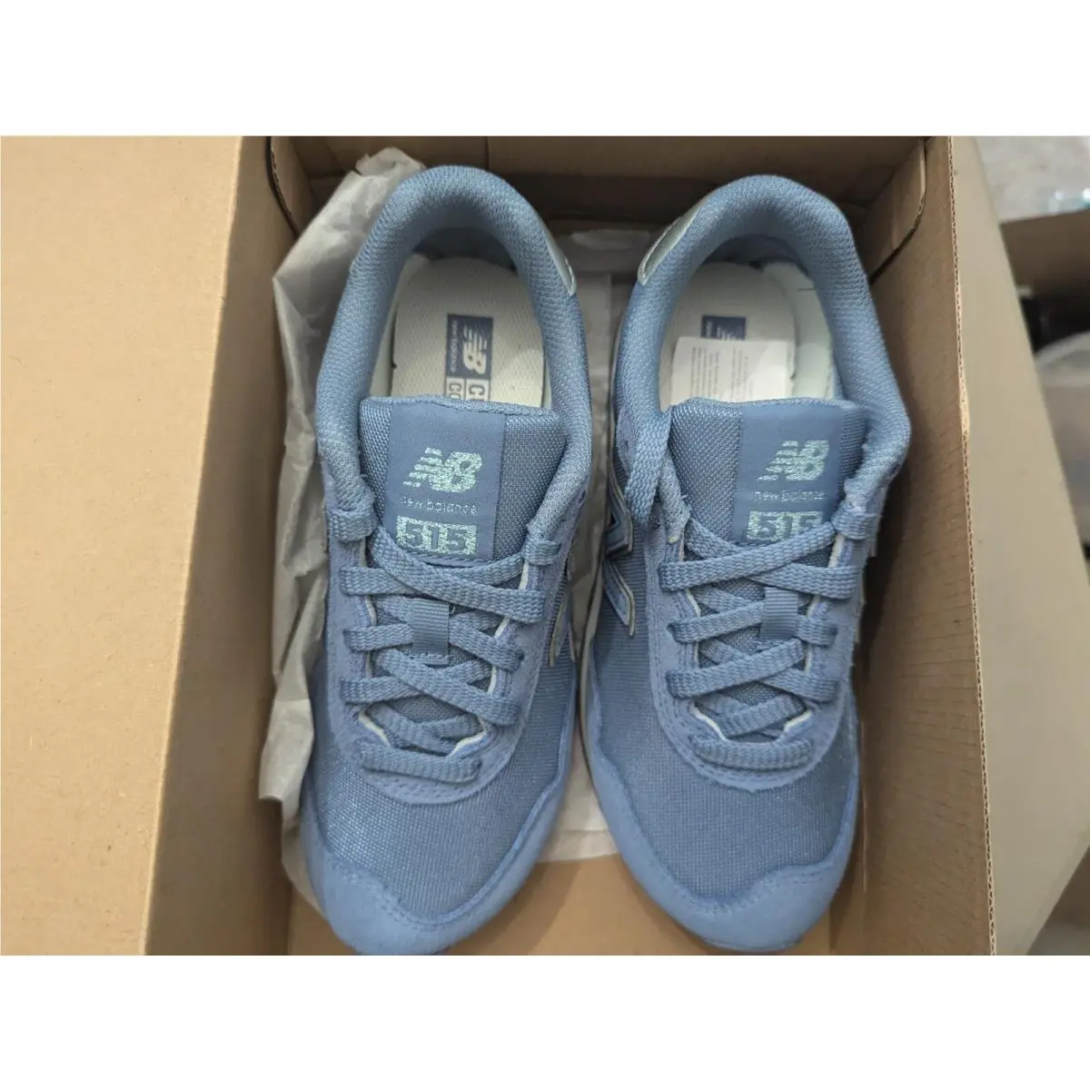 Mens New Balance 515 Light Blue ML515SF3 Size 5 Women`s