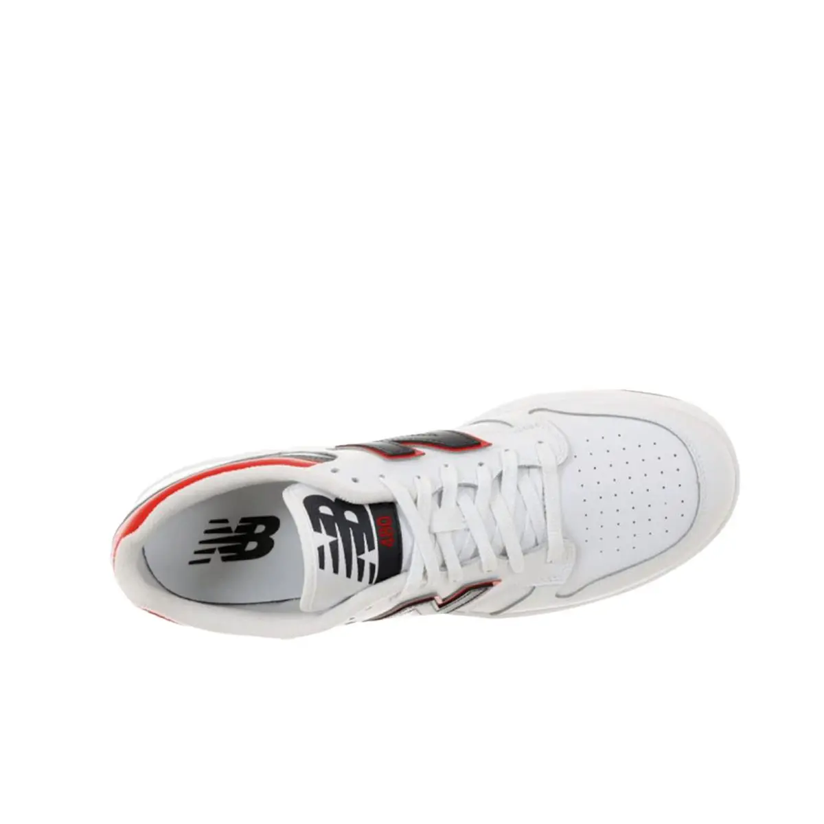 New Balance shoes - New Balance BB480 V1 - BB480LNR - White/Natural Indigo/Team Red (UPC: 196652224250) 0