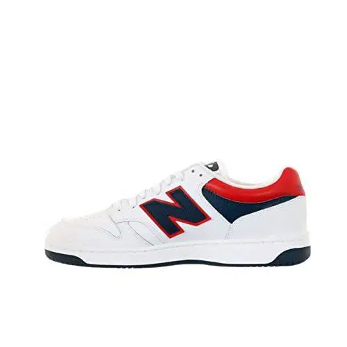 New Balance shoes - New Balance BB480 V1 - BB480LNR - White/Natural Indigo/Team Red (UPC: 196652224250) 2