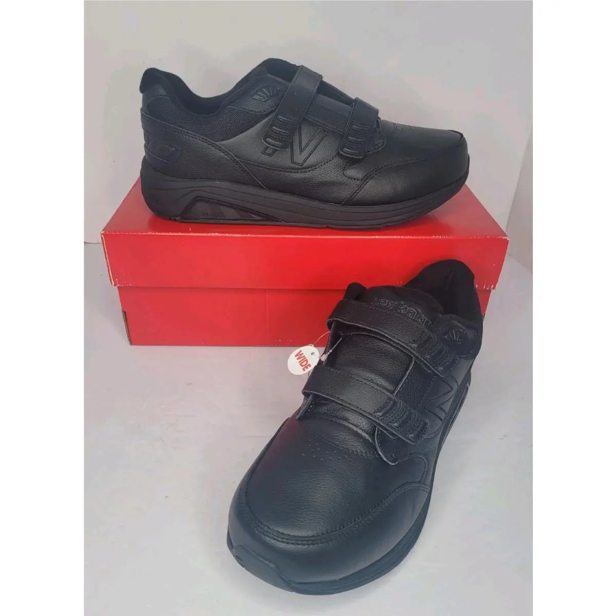 New Balance 928 V3 Mens 11.5 4E Xwide Black Walking Shoes MW928HB3 Hook Loop