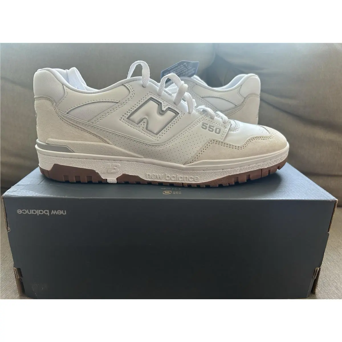 New Balance shoes - New Balance 550 - BB550WGU - White (UPC: 196307566001) 4