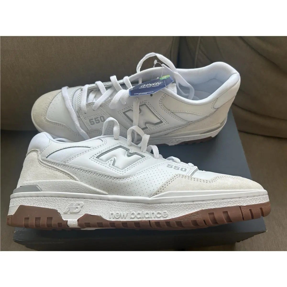 New Balance shoes - New Balance 550 - BB550WGU - White (UPC: 196307566001) 6