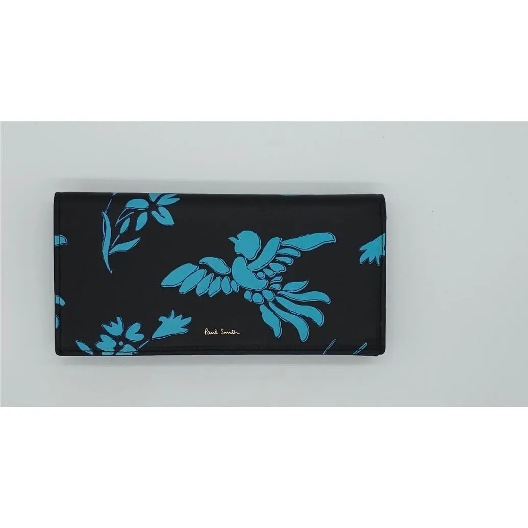 Paul Smith Graphic Floral Leather Birds Wallet ML023028