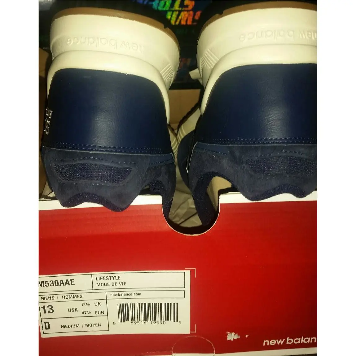 New Balance shoes - New Balance 530 - Navy Off-White, Manufacturer: Navy Blue 4