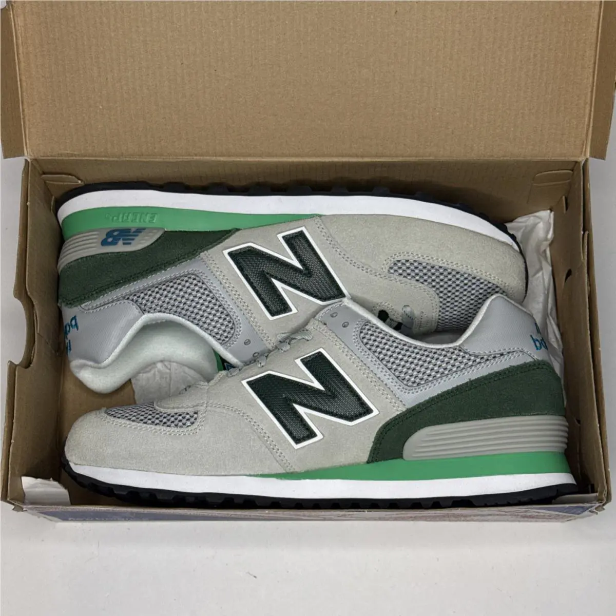 New Balance shoes - 574 - ML574UTC - Gray / Green (UPC: 889969169610) 10