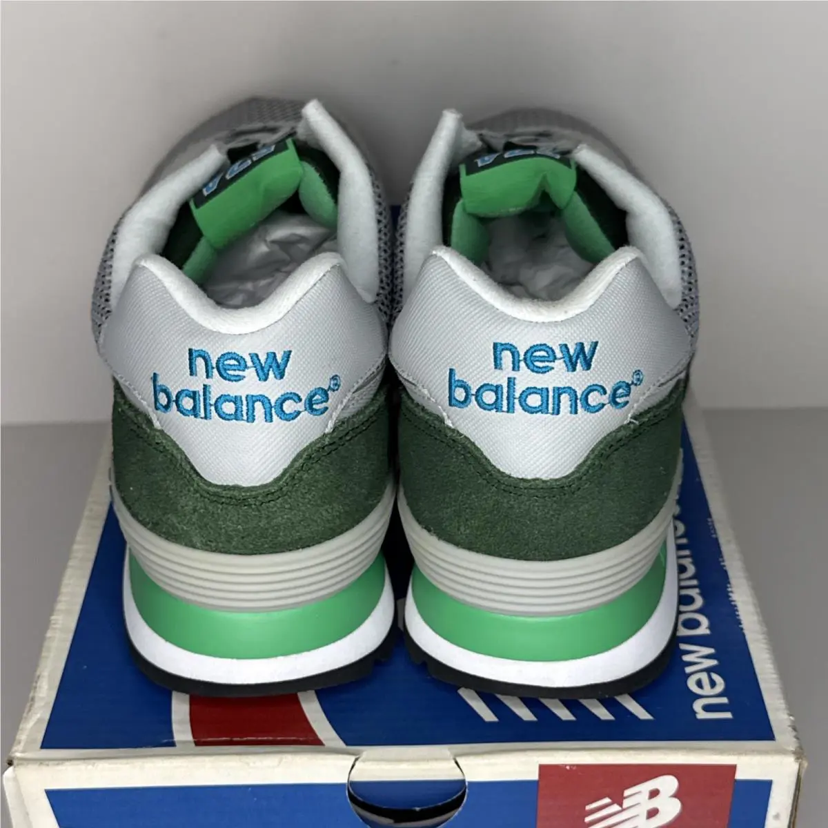 New Balance shoes - 574 - ML574UTC - Gray / Green (UPC: 889969169610) 1