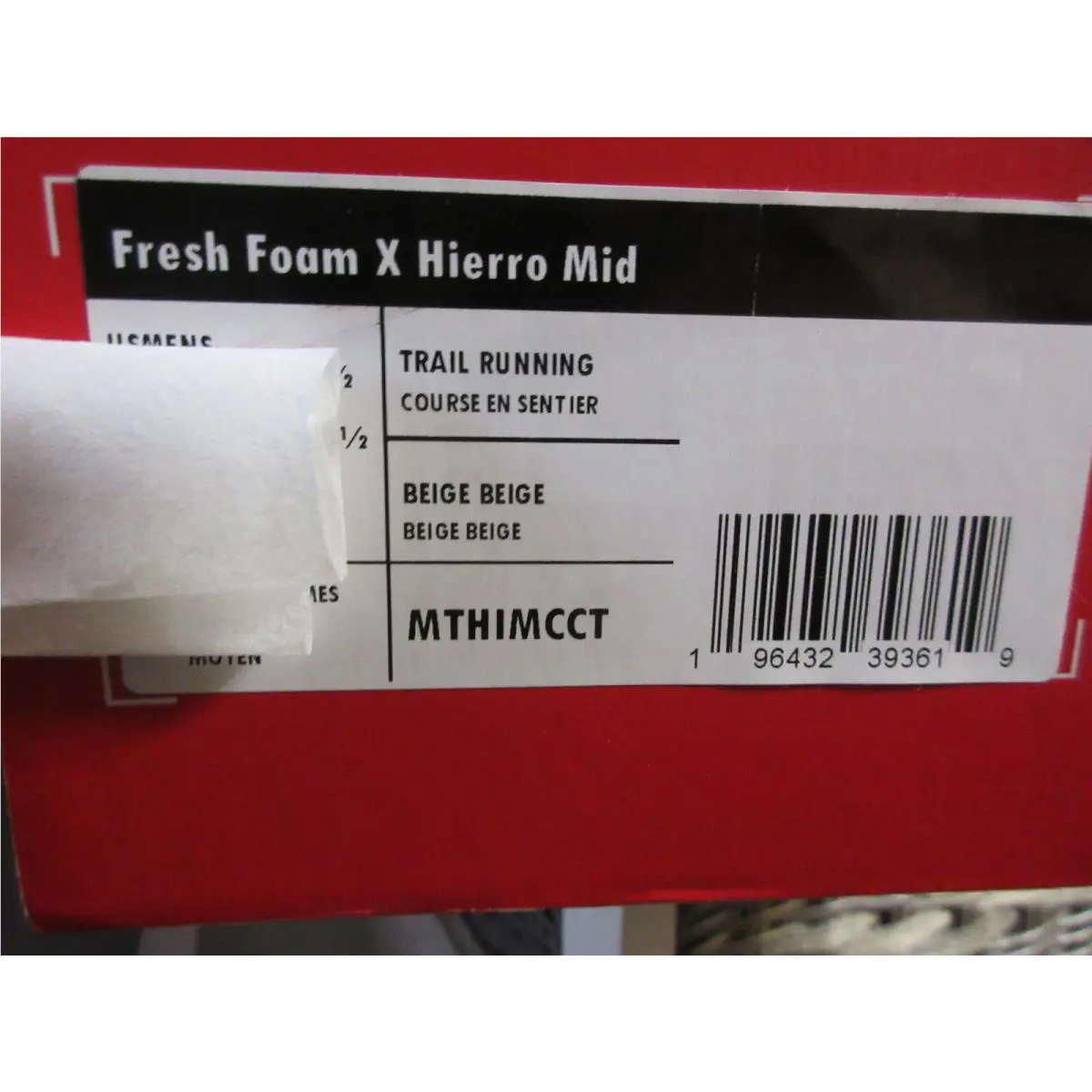 New Balance shoes - New Balance Fresh Foam Hierro - Beige 9