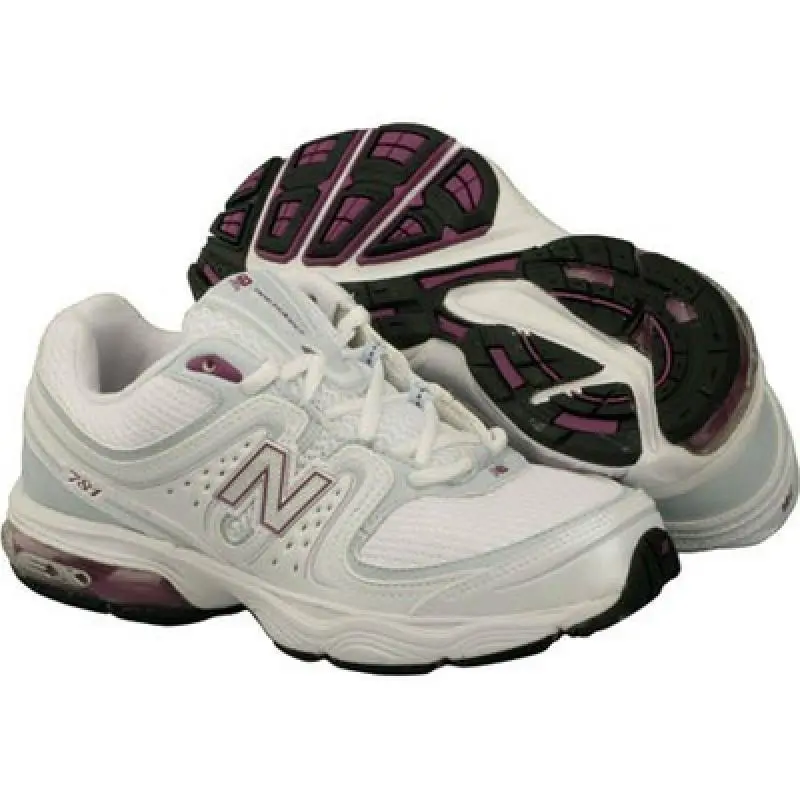 New Balance WX781WT White/lavender Running Shoes 7 - White