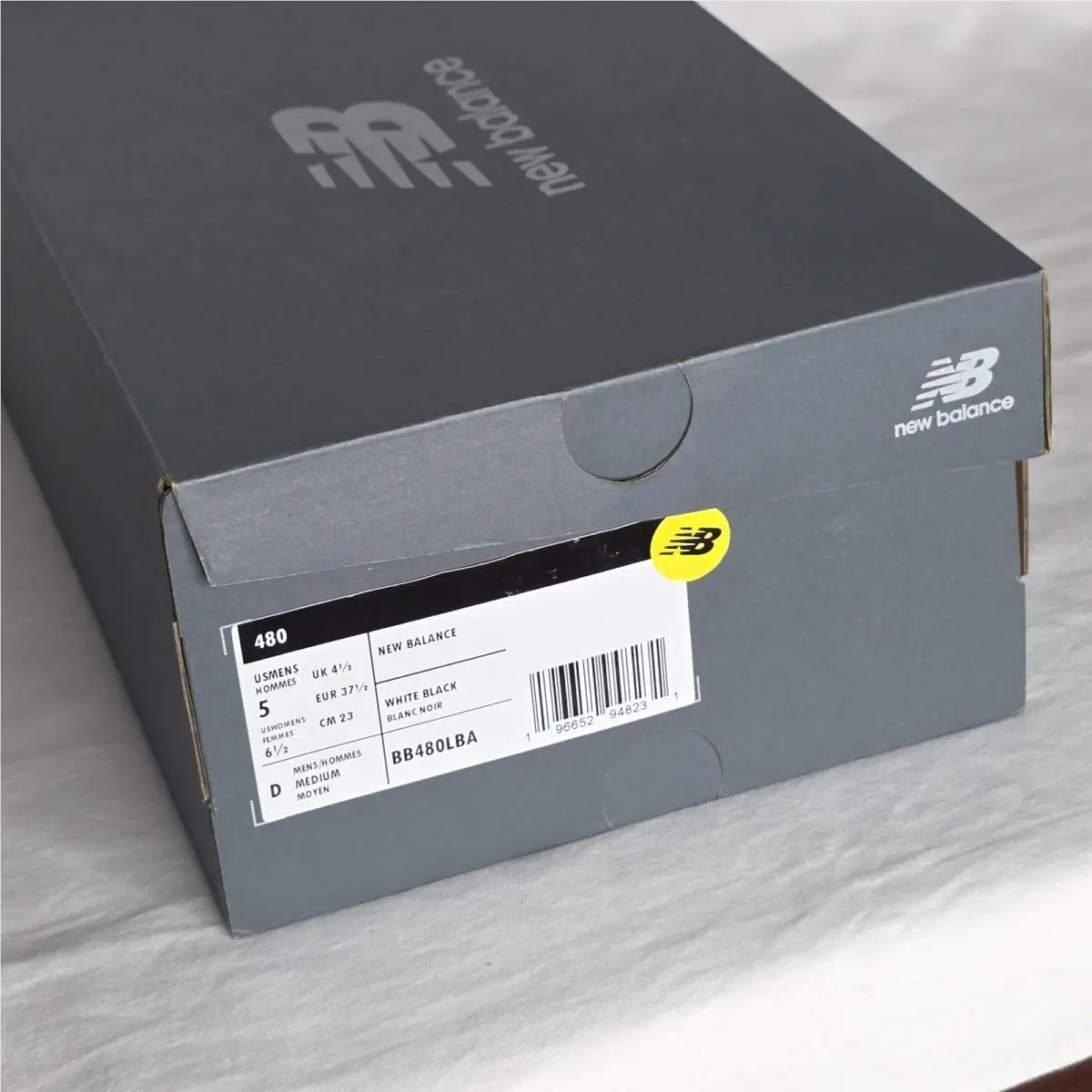 New Balance shoes - New Balance 480 - BB480LBA - White (UPC: 196652948231) 8