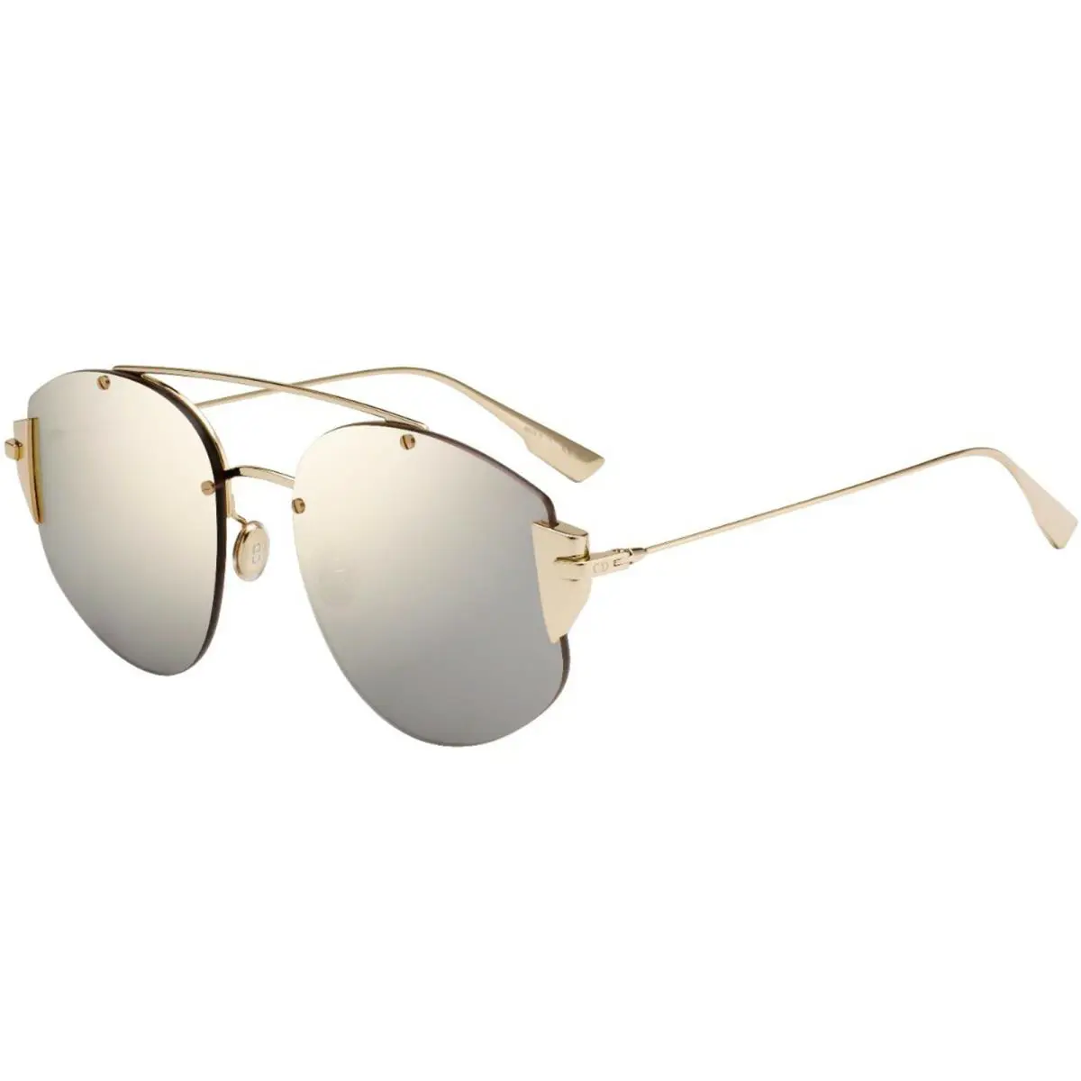 Stronger Pale Gold/gold Mirrored J5G/SQ Sunglasses by Dior