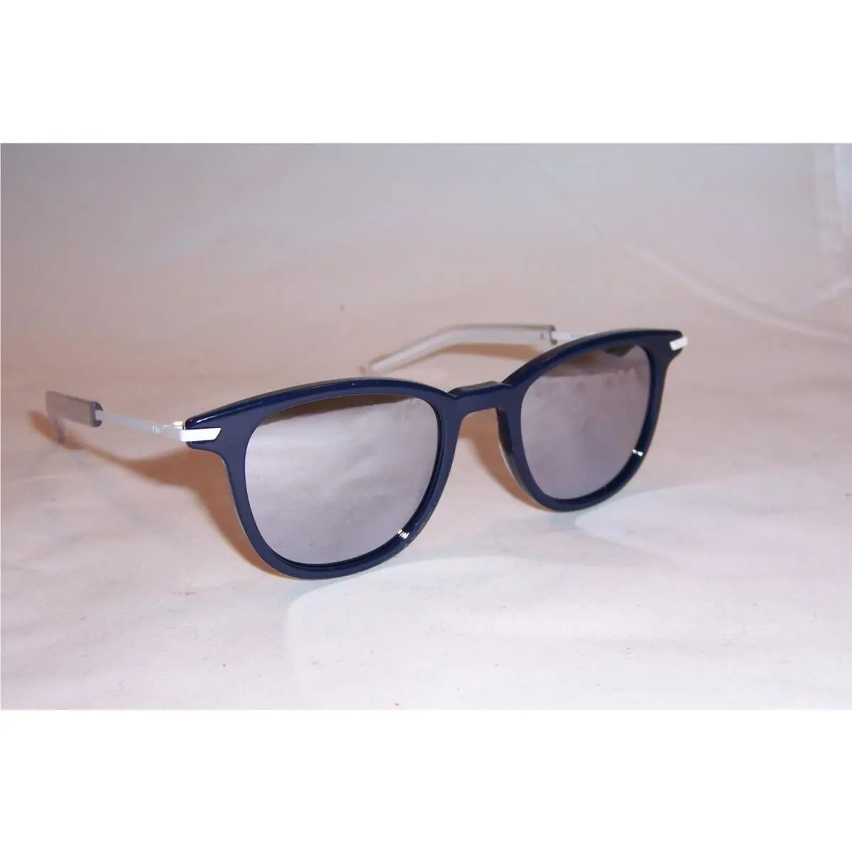 Homme Black Tie 195/S Mzn-dc Blue/silver Mirror Sunglasses by Dior