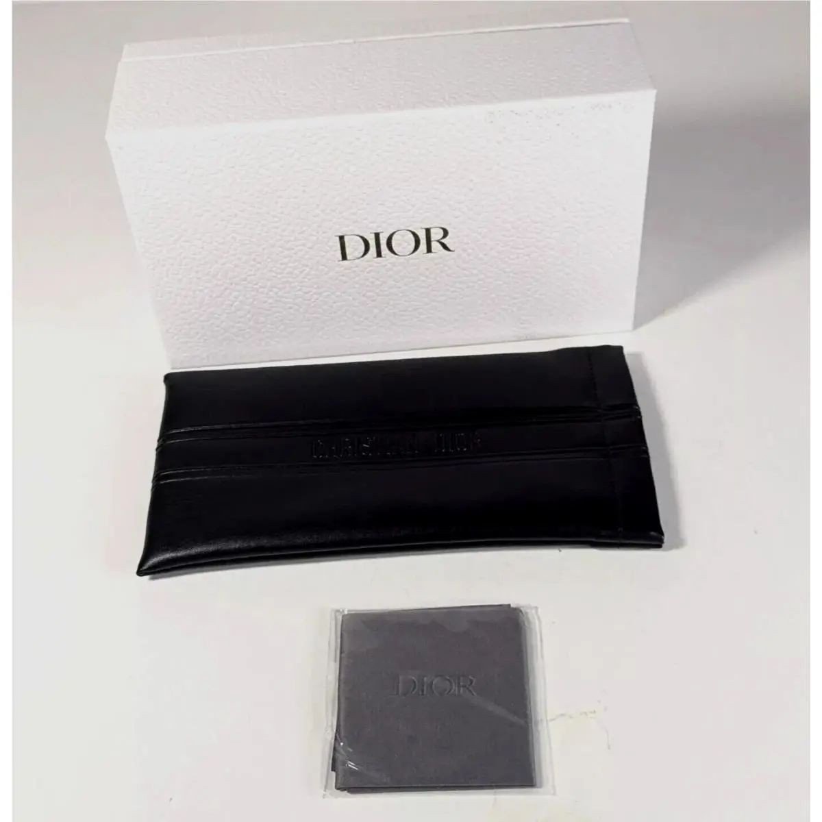 Christian Dior Large Pouch Sunglasses Case and Dust Cloth