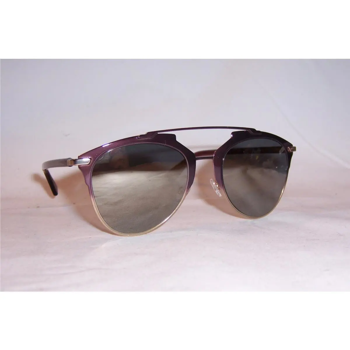 Christian Dior Reflected/s Tyj-ue Violet/ivory Mirror Sunglasses