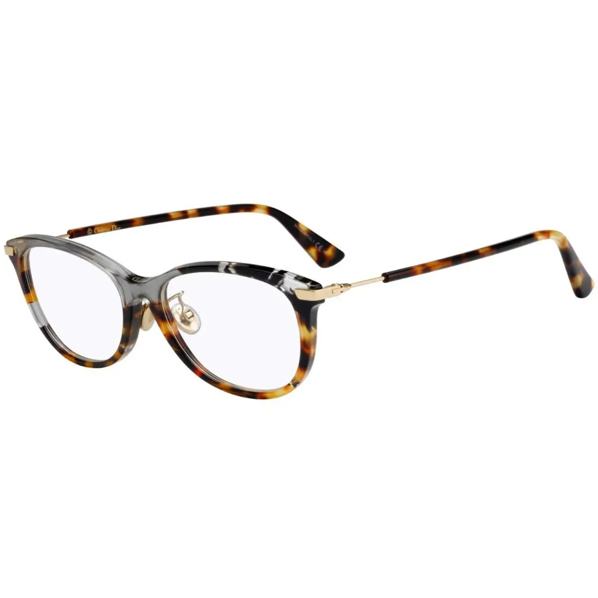 Dior Eyeglasses DIORESSENCE9F 0ACI 52mm Grey Black Spotted / Demo Lens