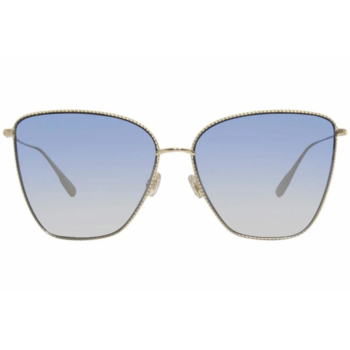 Gold Studded “society 1S” Sunglasses w/ Light Blue Lenses by Dior