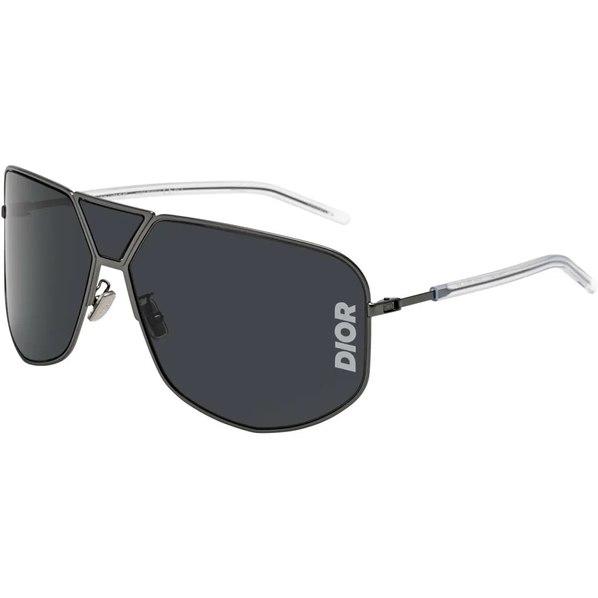 Sunglasses ultra KJ1-IR 68mm Dark Ruthenium / Grey Blue Lens by Dior