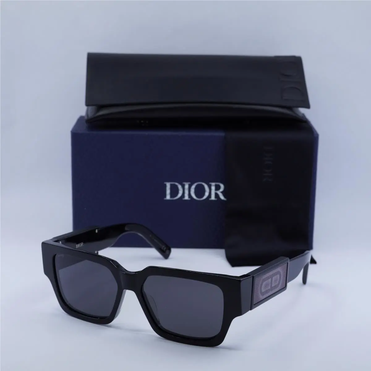 CD SU 16A0 Black/smoke 55-15-145 Sunglasses by Dior