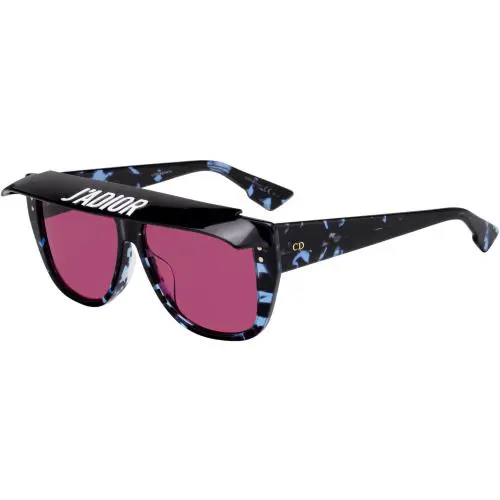 Sunglasses Club2 JBWU1 56mm Blue Havana / Dark Pink Lens by Dior