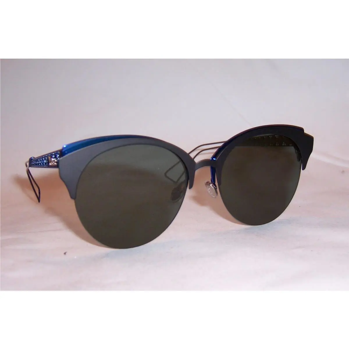 Christian Dior Diorama Club/s G5V-2K Black Blue/gray Sunglasses