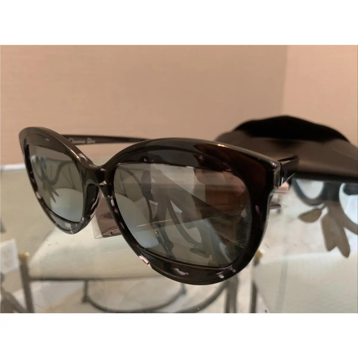 Dior Homme Dior Mania 2 Sunglasses Black Case