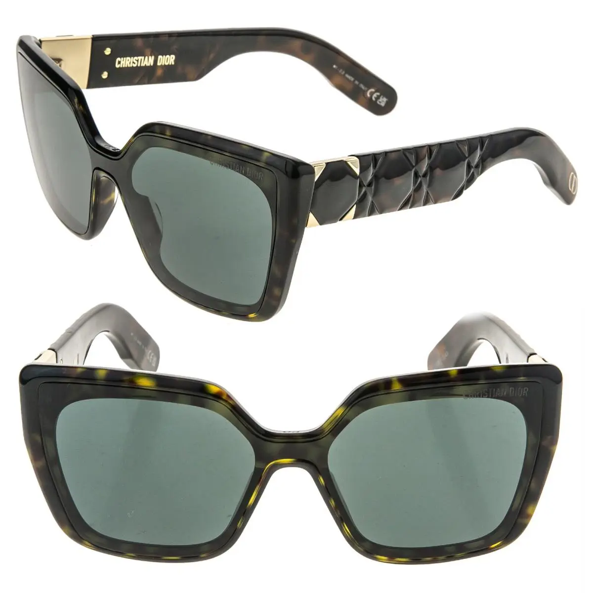 Christian  Lady 9522 Brown Cannage Paris Logo S2I Sunglasses CD40148I 95.22 by Dior