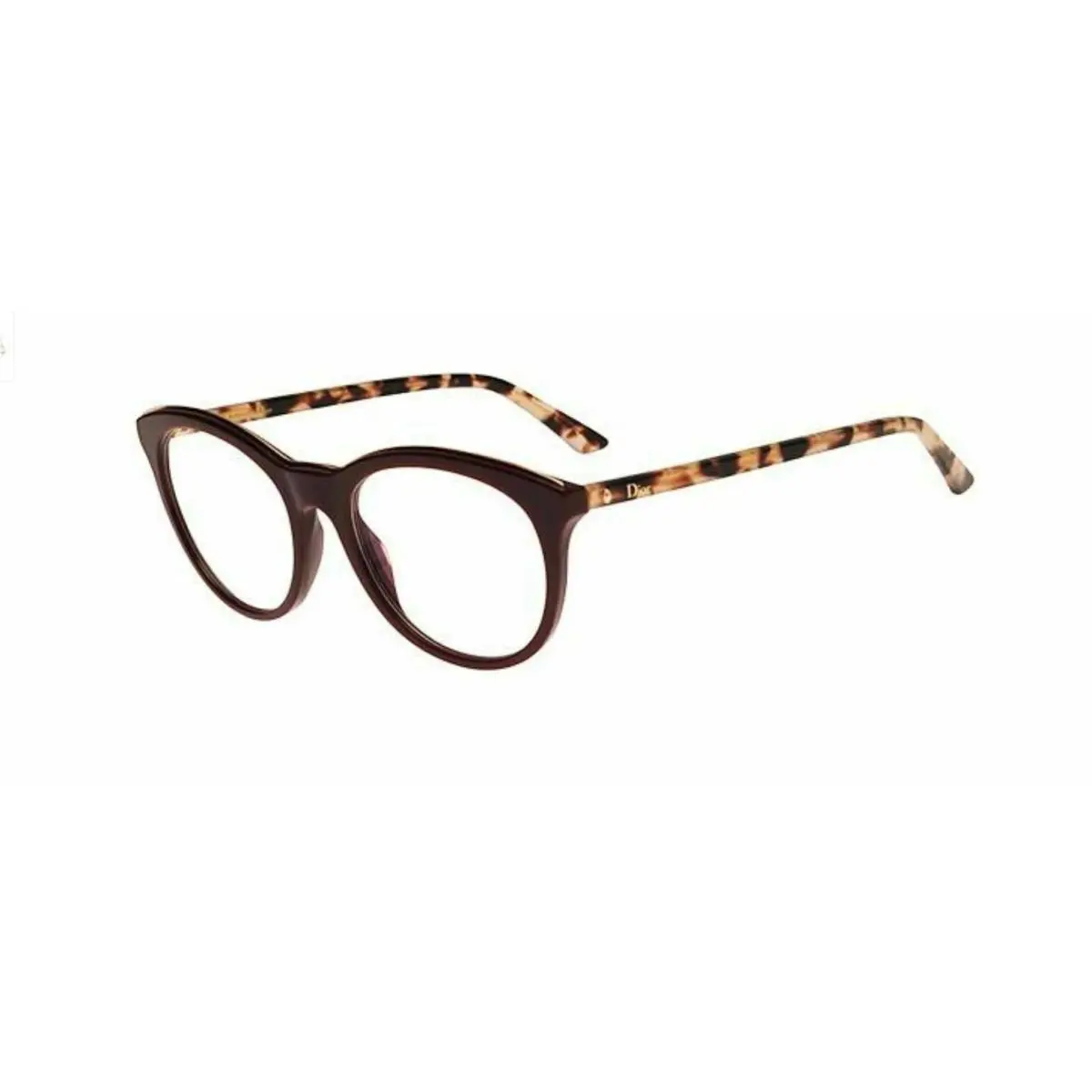 Christian  Montaigne 41 0CIV Burgundy Havana Eyeglasses by Dior
