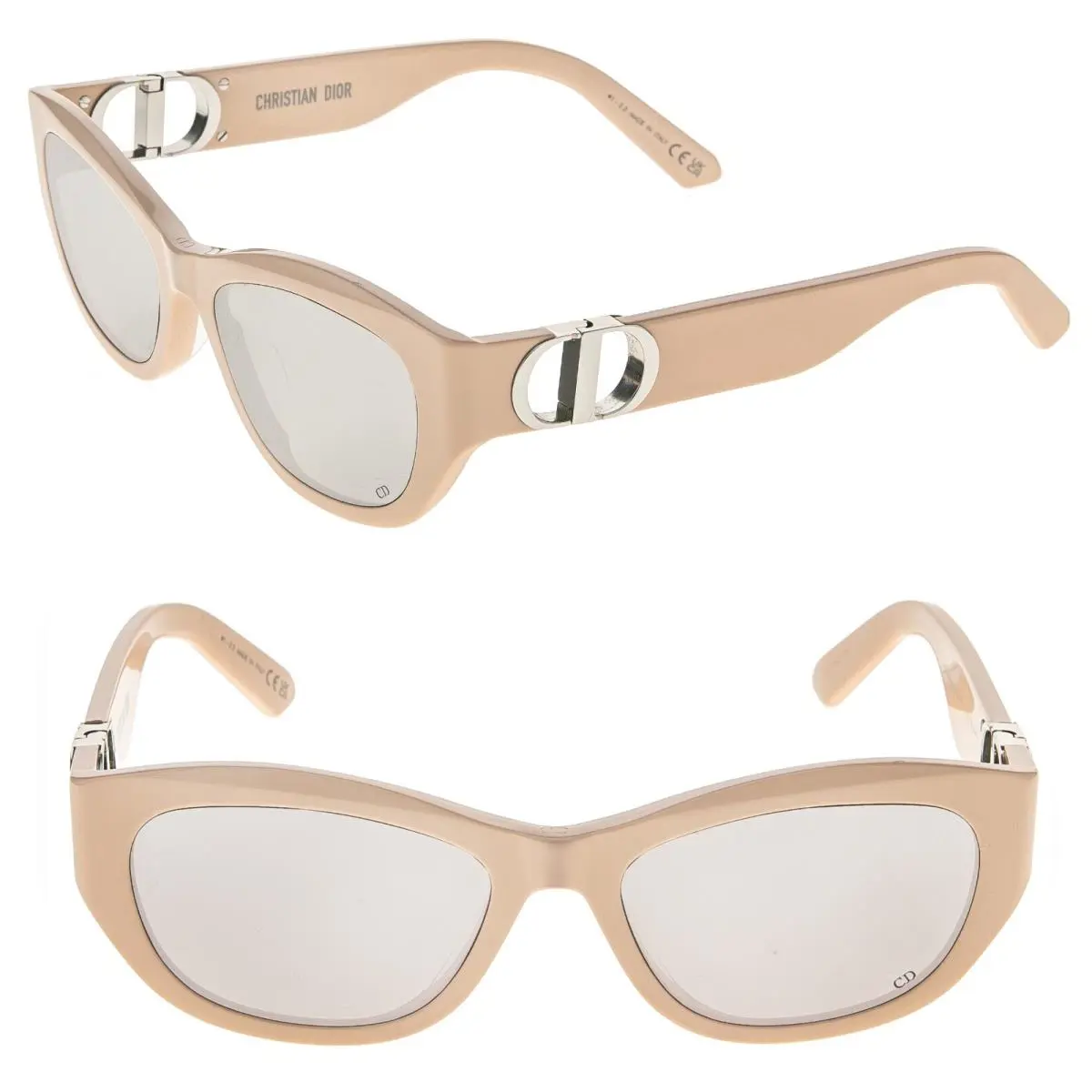 Christian Dior Montaigne Silver Mirror 30Montaigne B5U Sunglasses CD40156U